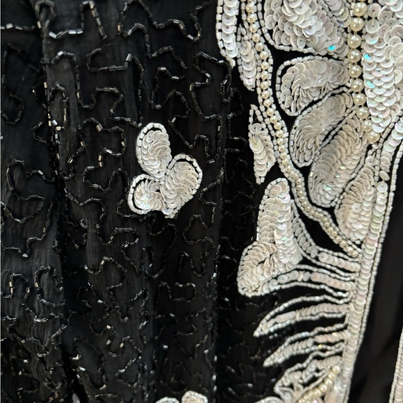 Nite Line Women’s Beaded/Pearled Evening Jacket Size Large - Picture 4 of 12